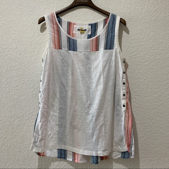 Nwt Anthro Little Yellow Button Coda Tunic Top S - Picture 6 of 13